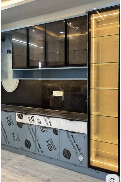 Aluminium window wardrobe profile door Kichan