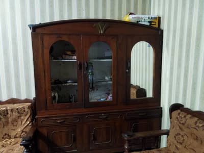 Solid Wooden Showcase Almari