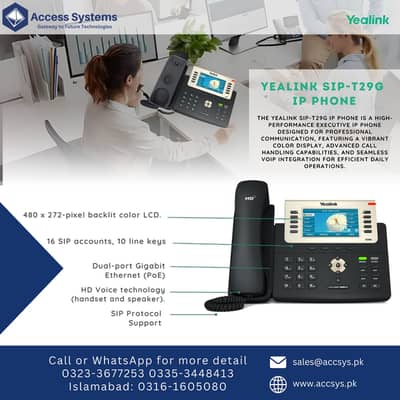 IP Phones | Polycom VVX450| Cisco | Dlink 150SE | Yealink 0335-3448413