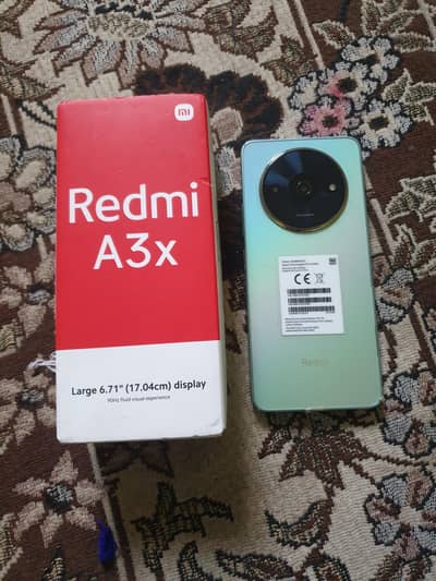 Redmi A3x with box official approved 3/64 sealed & new all ok