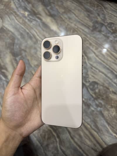 Iphone 16 pro max 256 gb PTA Approved Desert Titanium