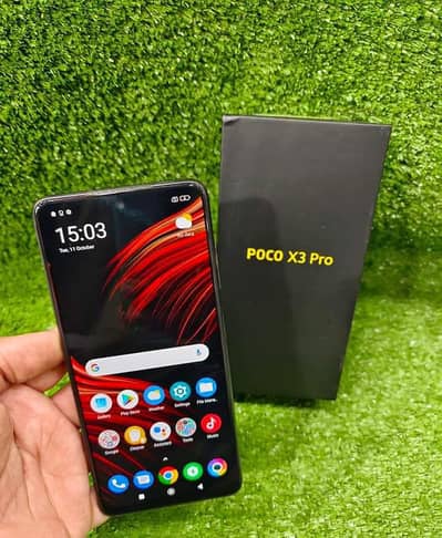 Poco X3 pro 12 GB RAM 256 GB memory PTA approved 0344=0059=692