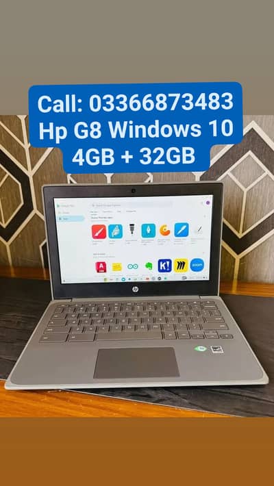 4GB Ram Hp G8 Celeron Windows 10 Installed 5HRS Backup With Warranty