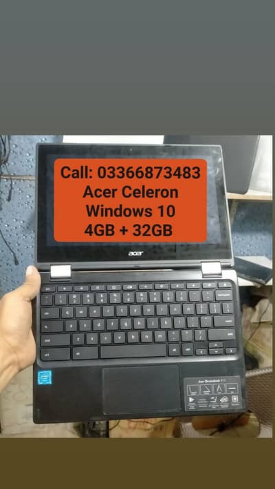Acer Windows 10 2-in-1 Touch Screen 4GB Ram 5 HRS Backuo Warranty