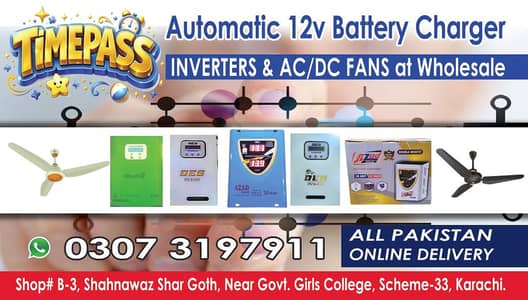 12 volt automatic battery charger