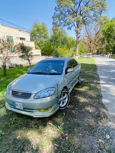 Toyota Corolla Altis 2007 model registration number Islamabad token