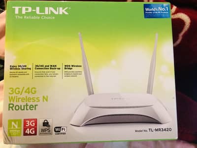 TP-Link TL-MR3420 | 3G/4G Wireless N Router | Complete Box