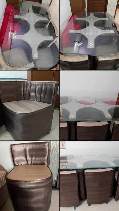 dining table with chairs