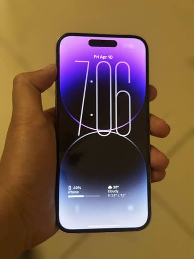 Iphone 14 pro max 128 Gb jv 100 health