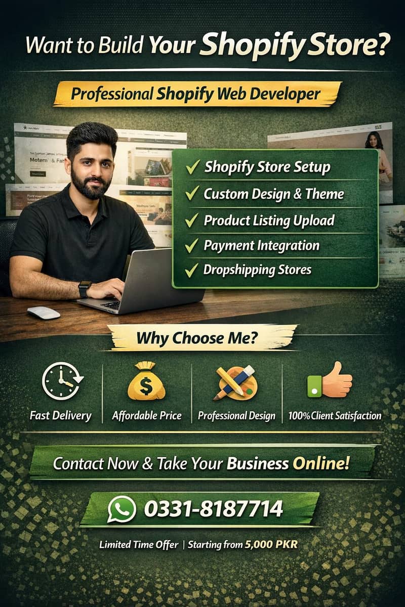 Shopify Store Developer | Professional E-commerce Website 0