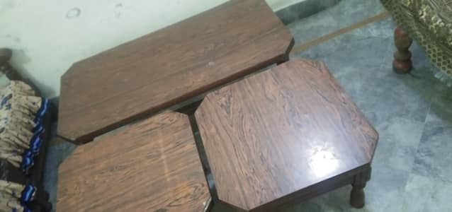 Wooden room table set