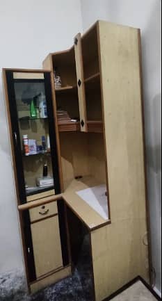 Almirah Wardrobe | Almari | Corner Table | Bed