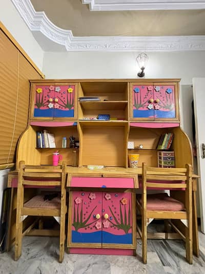 Furnture for Sale Bed, Side Table, and study table