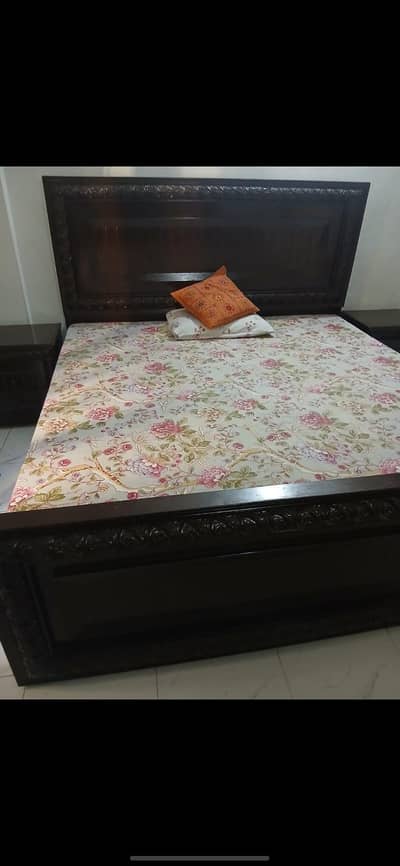 King size complete Bedset with Mattress