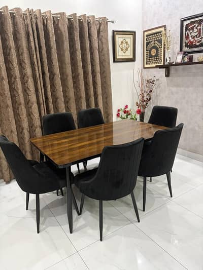 Dining Table | Wooden Dining | Luxury Dining | 6 Seater Dining