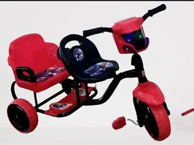 Tricycle For Kids With Lights & Music -Double Seat-Like New Condition