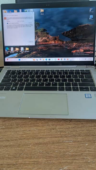 HP Elitebook x360 core i7 8th generation