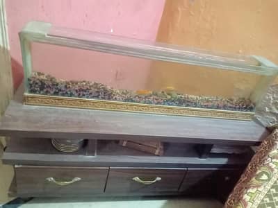 fish aquarium with Base