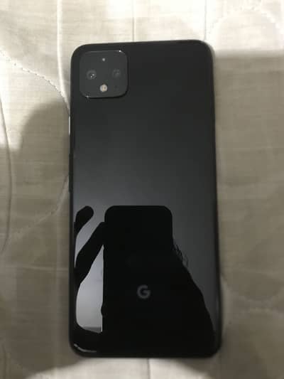 Google pixel 4xl + black cover