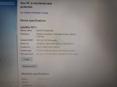 I7 3RD GEN 16GBRAM-128SSD-1TB