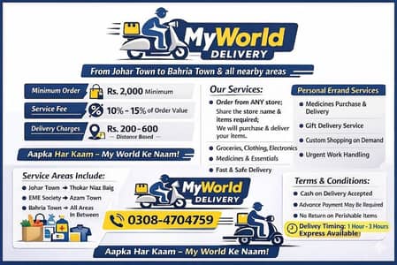 MyWorld delivery