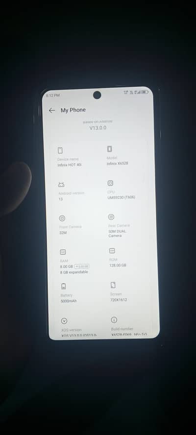 infinix 8/128
