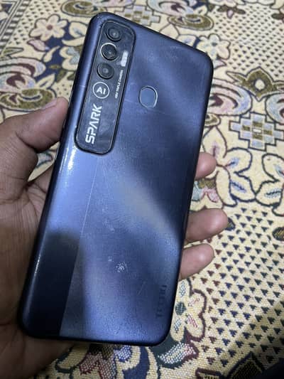 Tecno spark 7 pro 4+64 5000 mah battery dual pta approved official set
