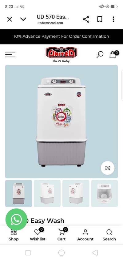 united washing machine