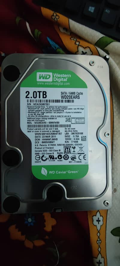 WD 2TB Hard Drive