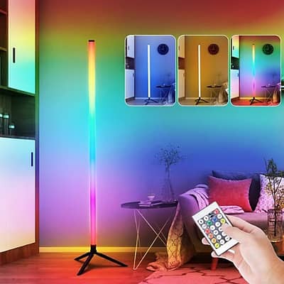 Floor Multicolor Rgb Corner Lamp Remote controlled