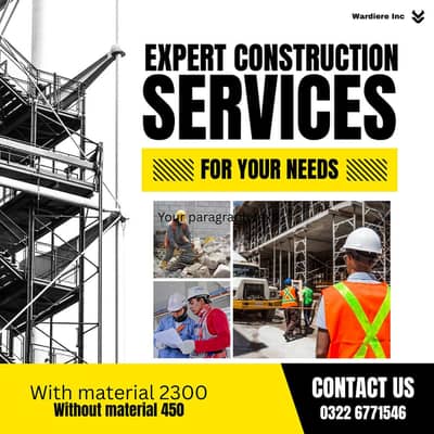 HOME CONSTRUCTION INCLUDING ELECTRITION PLUMBER AND PINTERS