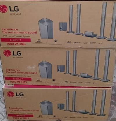 LG HOME THEATRE MODEL 65.1000 WATTS 5.1 CHANNEL