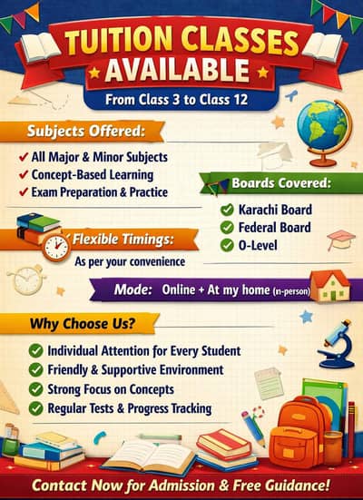 Searching for the right tuition for your child????