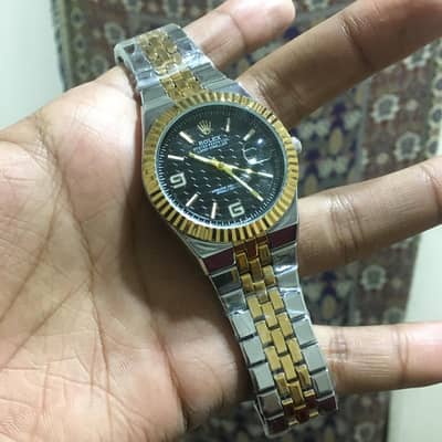 Rolex watch premium quality with butterfly lock