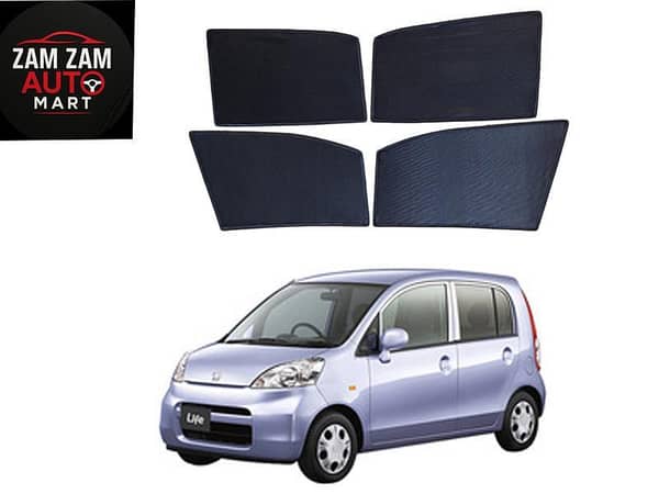 Honda Life Premium Quality Japani Sun Shades 4 PCS - Model 2008-2014