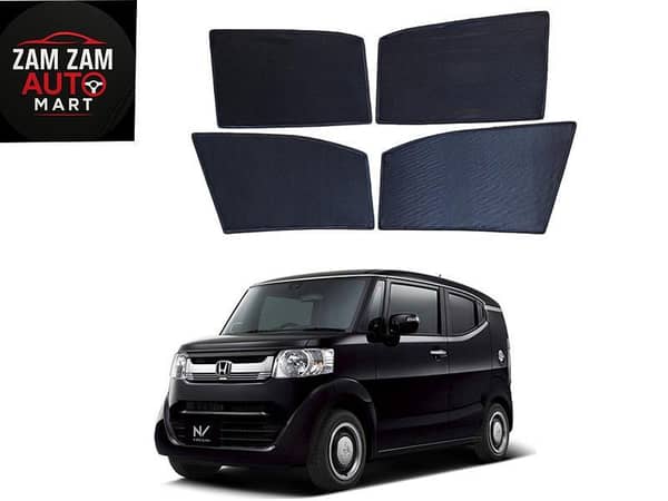 Honda N Box Premium Quality Japani Sun Shades 4 PCS - Model 2011-2017