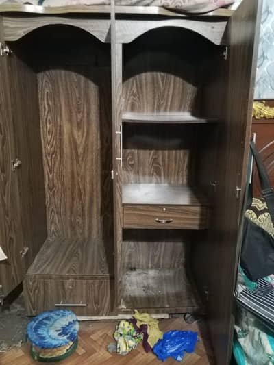 wooden cabinet small and big 2 cabnits