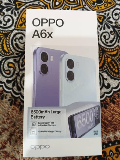 Oppo A6x Brand new