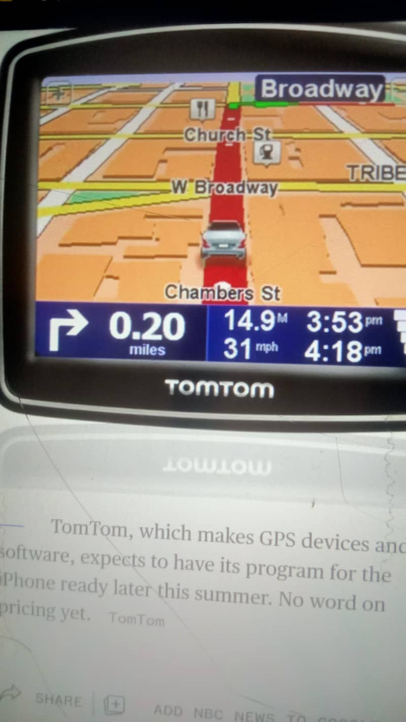 TomTom device ha 0