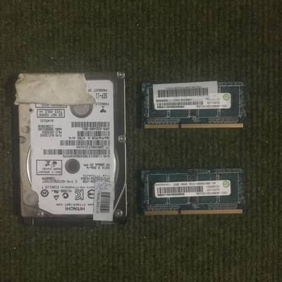4GB RAM and Hard Disk of Laptop for sale
