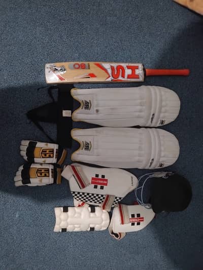 Complete Cricket Kit for Sale – With Brand New HS Bat