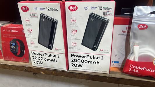 Original itel powerbank high quality c type and usb both