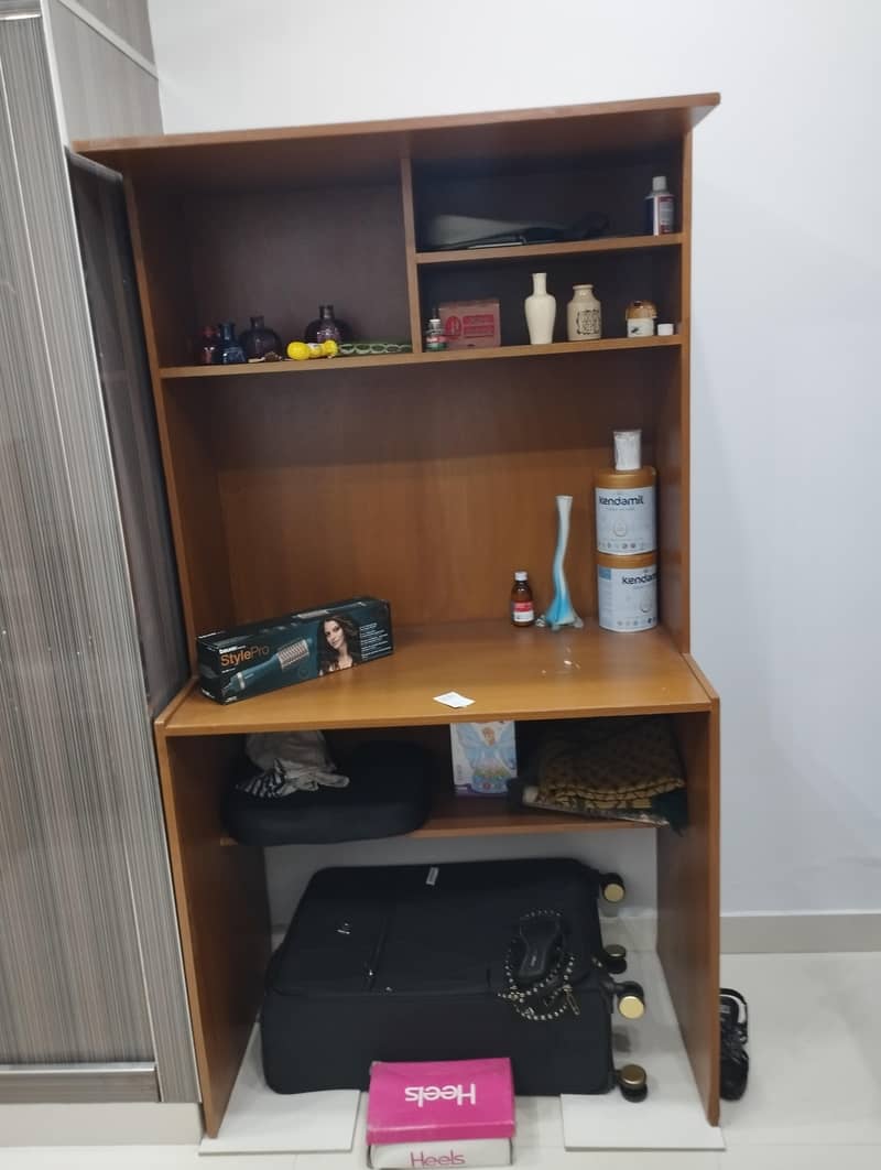 Study table with book shelf 1