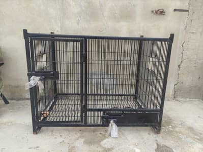 heavy metal cage for big parrots cats dogs