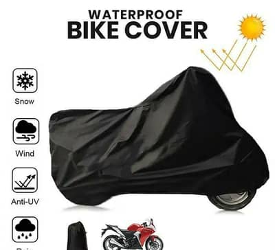 Anti-Slip Parachute Motor Bike Cover for 100-150 cc Bikes