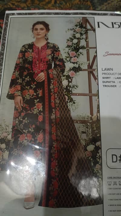 lawn suits printed/embroided