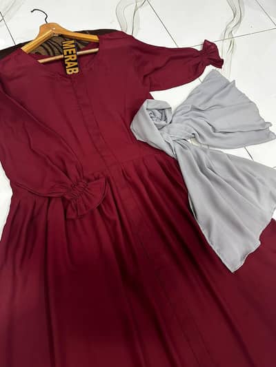 Georgette Texture Full Abaya