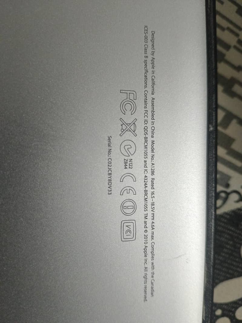 Macbook Pro 2012 7