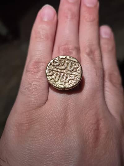 Antique Ring 760 years. Old coin convert to ring