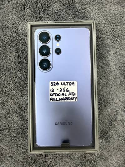 S26 Ultra Violet 12Gb Ram 256Gb Rom 10/10 Condition Just Box Open
